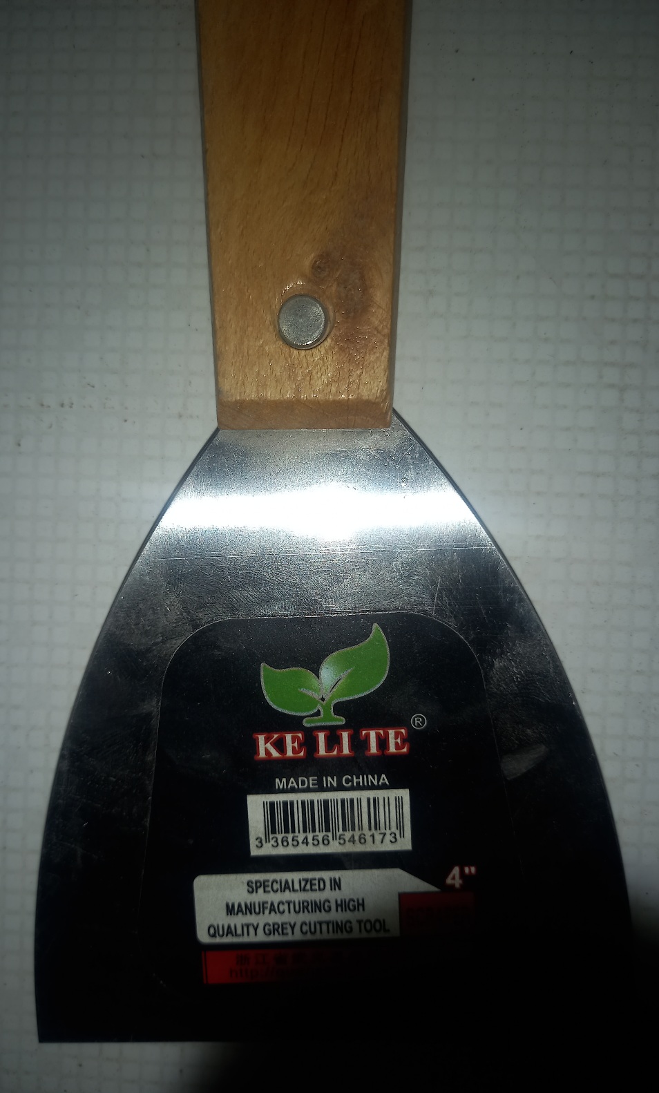 کاردک کلیت سایز ۴ دسته چوبی